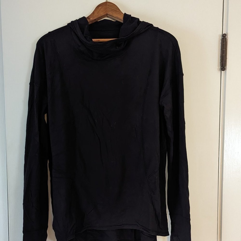 Lululemon Black Hooded Sweater